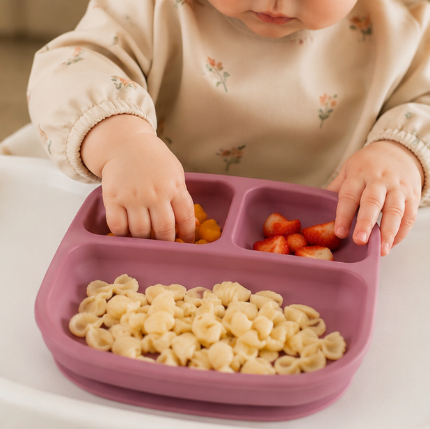 assiette-bébé-venetouse-utilisée-par-bébé