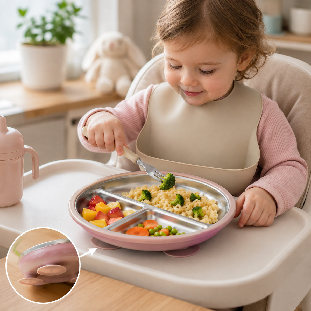 ASSIETTE BEBE VENTOUSE | Neko Fix