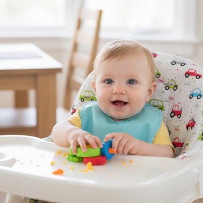 Coussin chaise haute 