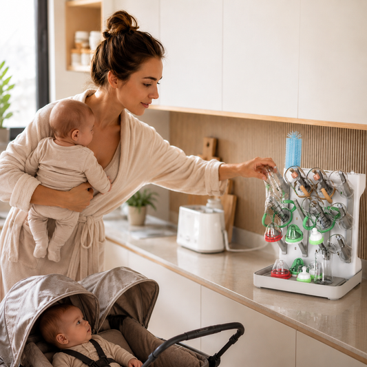 maman_de_jumeaux_cherche_accessoire_dans_egouttoir_biberon